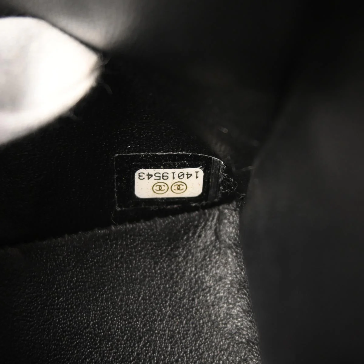Chanel 2010-2011 Black Caviar Skin Medium Classic Double Flap Shoulder Bag - Image 10
