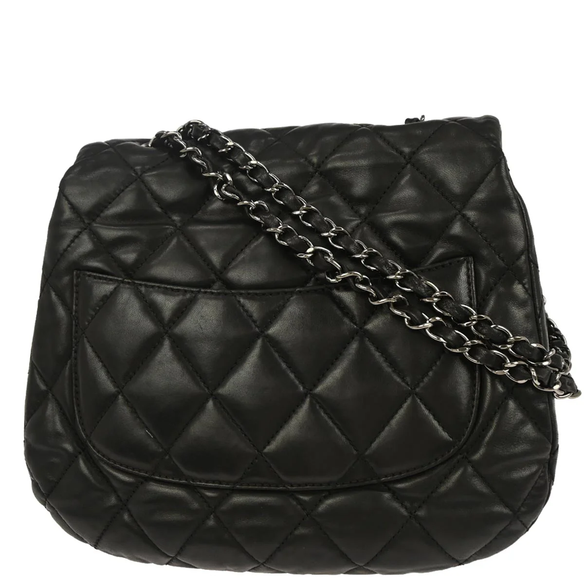 Chanel Black Lambskin Shoulder Bag - Image 2
