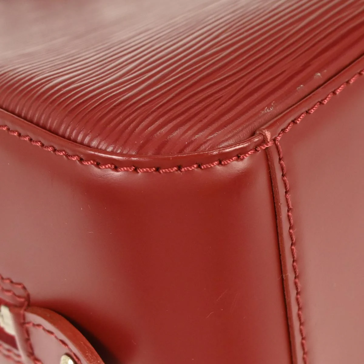 Louis Vuitton Red Epi Jasmin Handbag M5285M - Image 7