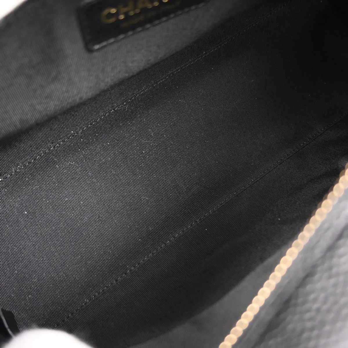 Chanel Black Caviar Skin Bowling Bag 27 - Image 7