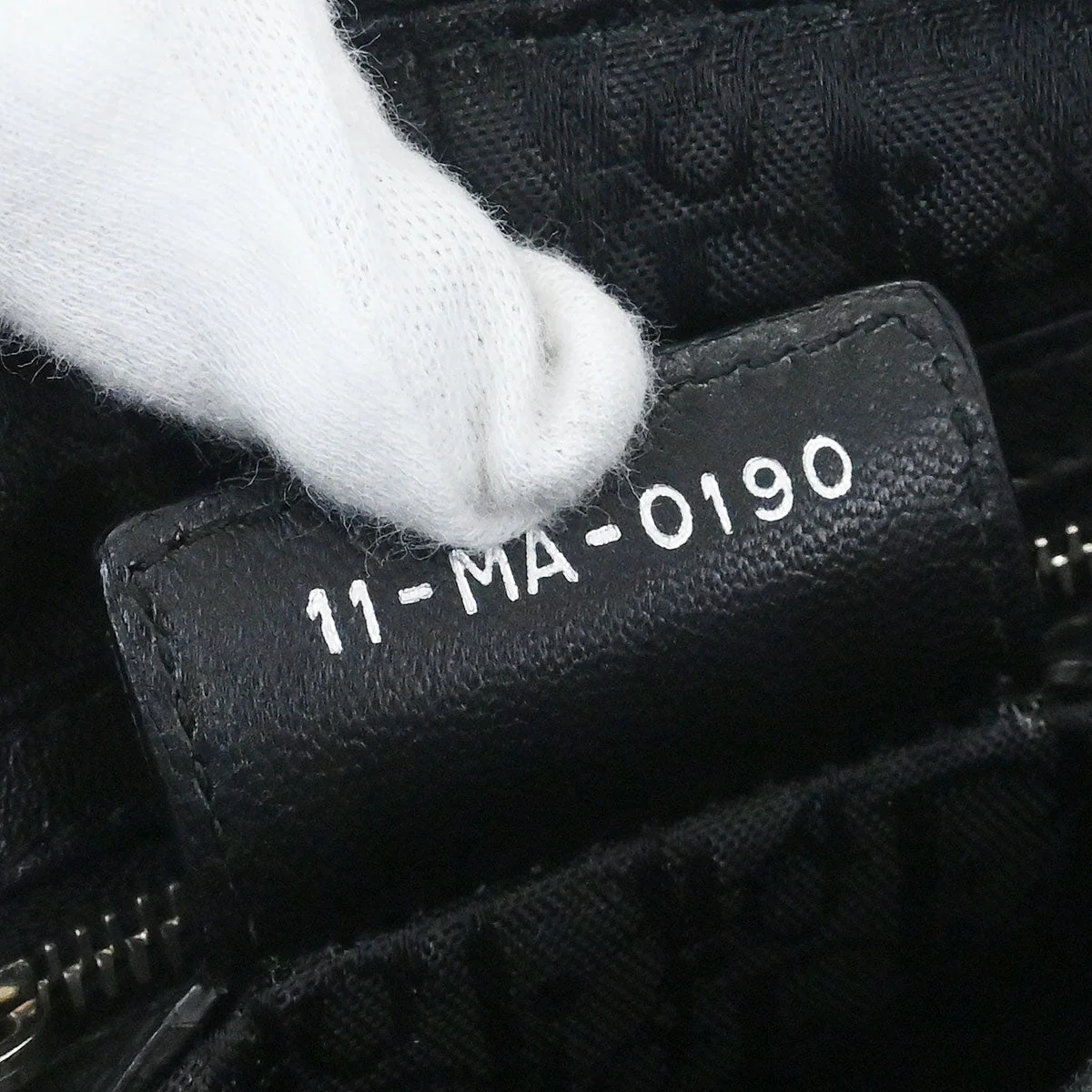 Christian Dior Black Lambskin Medium Lady Dior Cannage 2way Shoulder Handbag - Image 11