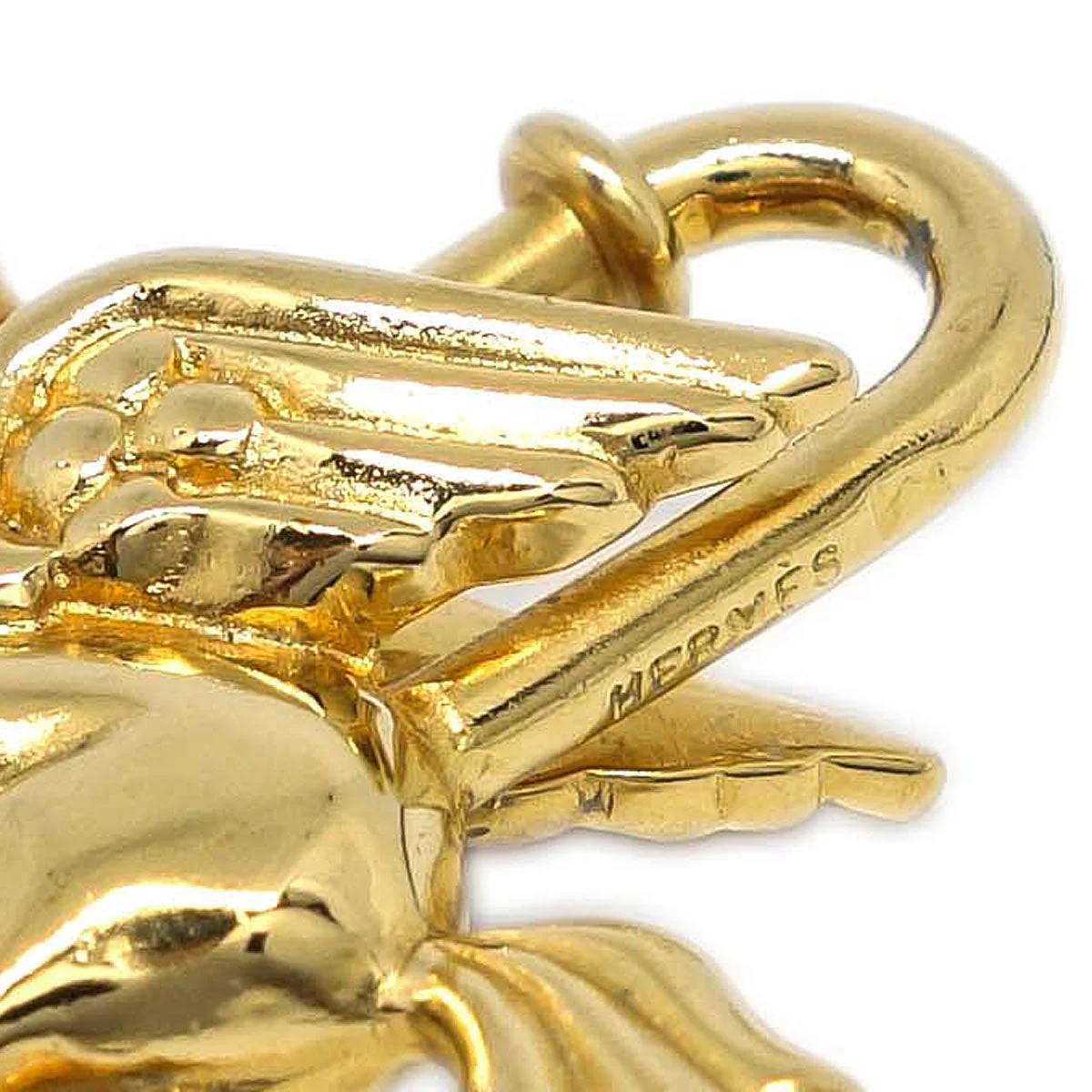 Hermes 1993 Le Cheval Pegasus Cadena Gold Small Good - Image 3