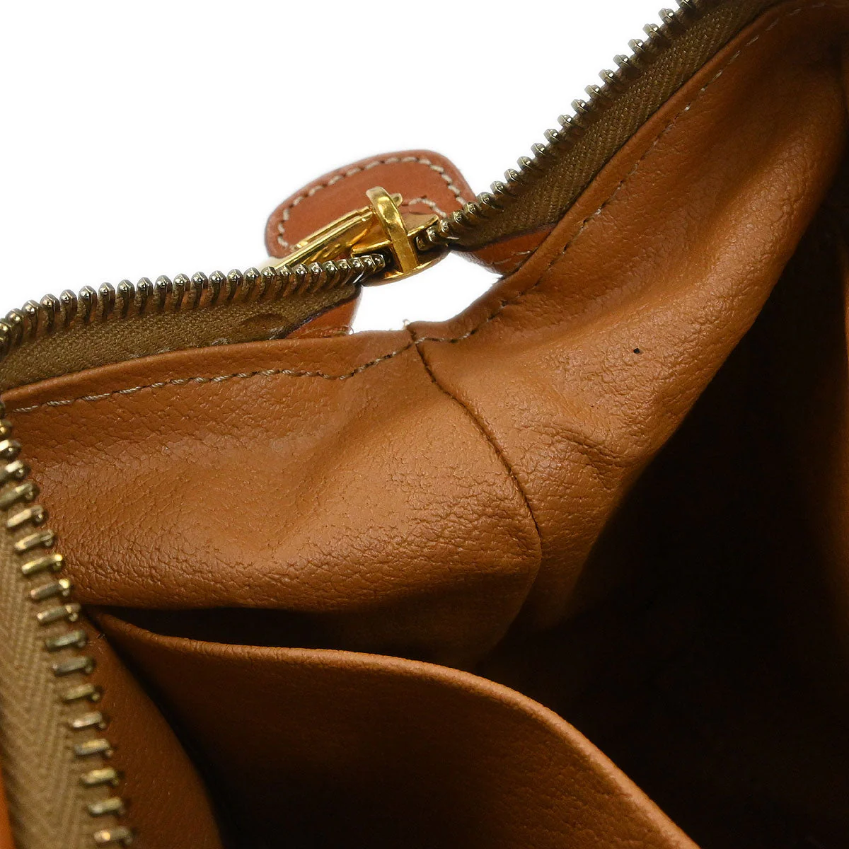 Celine Brown PVC Macadam Pouch Bag - Image 7