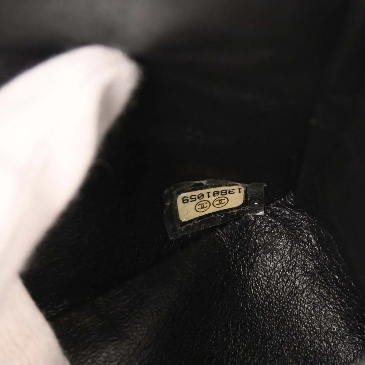Chanel 2009-2010 Black Caviar Medium Classic Double Flap Shoulder Bag - Image 10