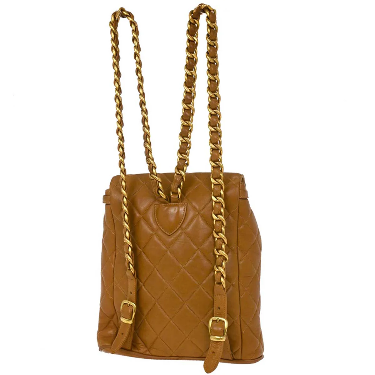 Chanel Brown Lambskin Large Duma Backpack - Image 2