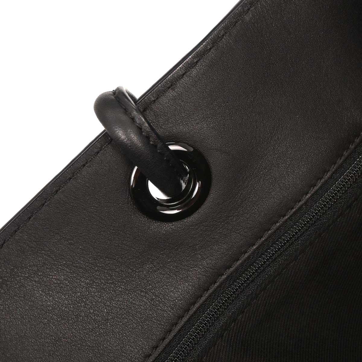 Loewe * Black Leather Tote Handbag - Image 8
