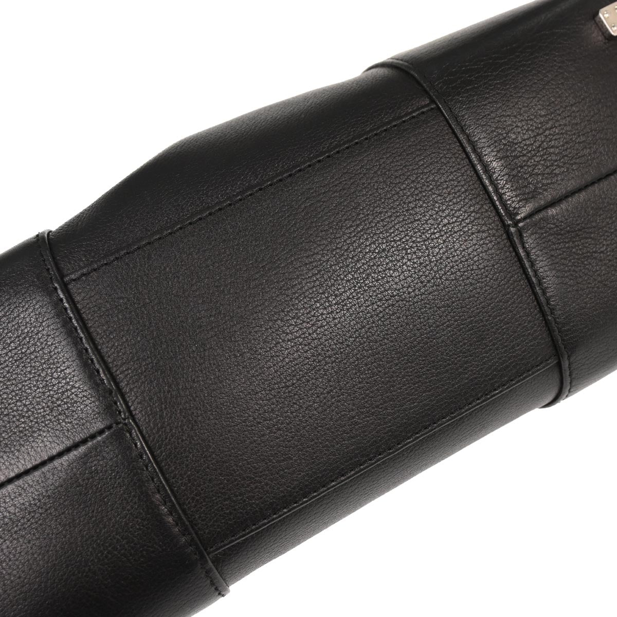 Loewe Black Leather Fusta Tote Handbag - Image 5