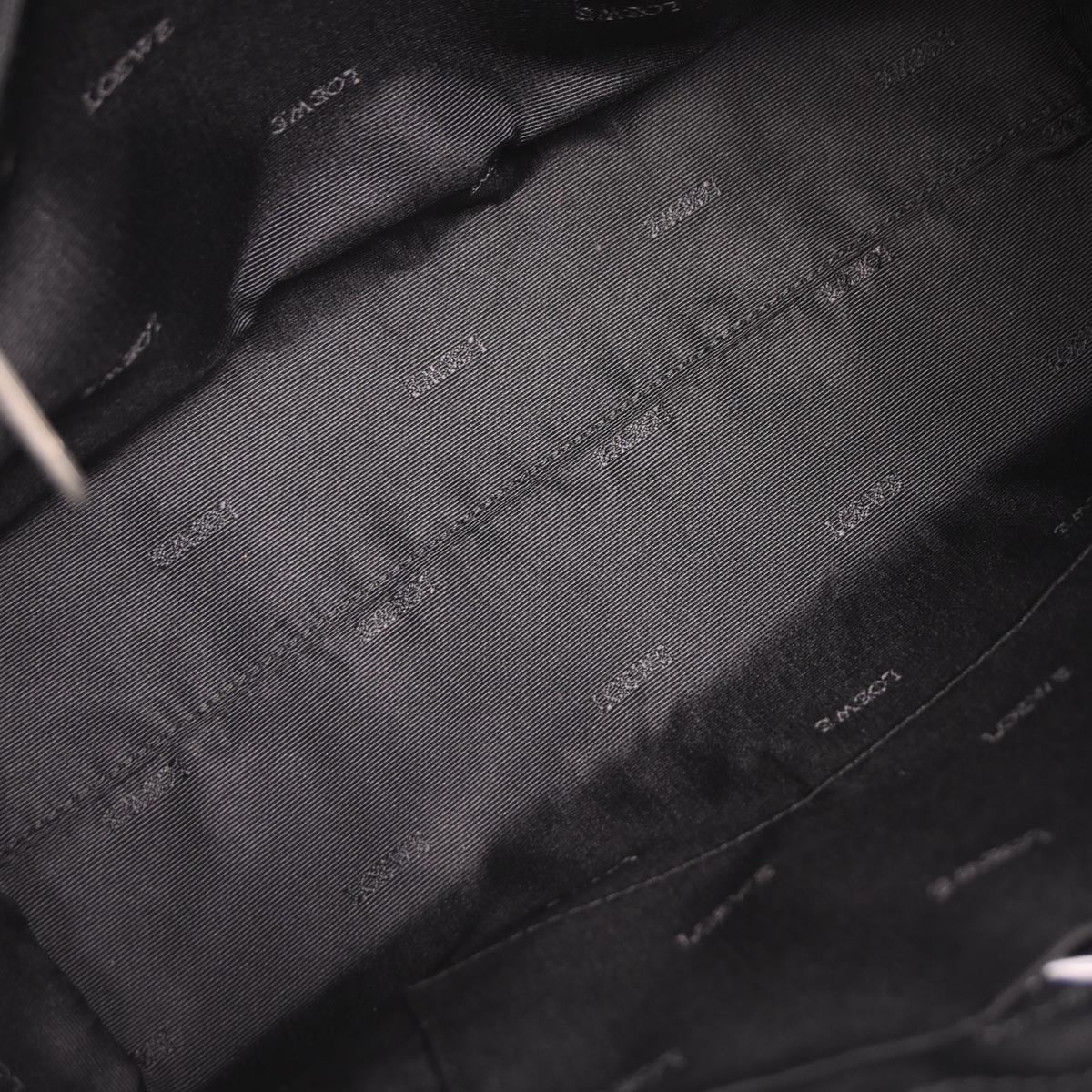 Loewe Black Leather Fusta Tote Handbag - Image 8