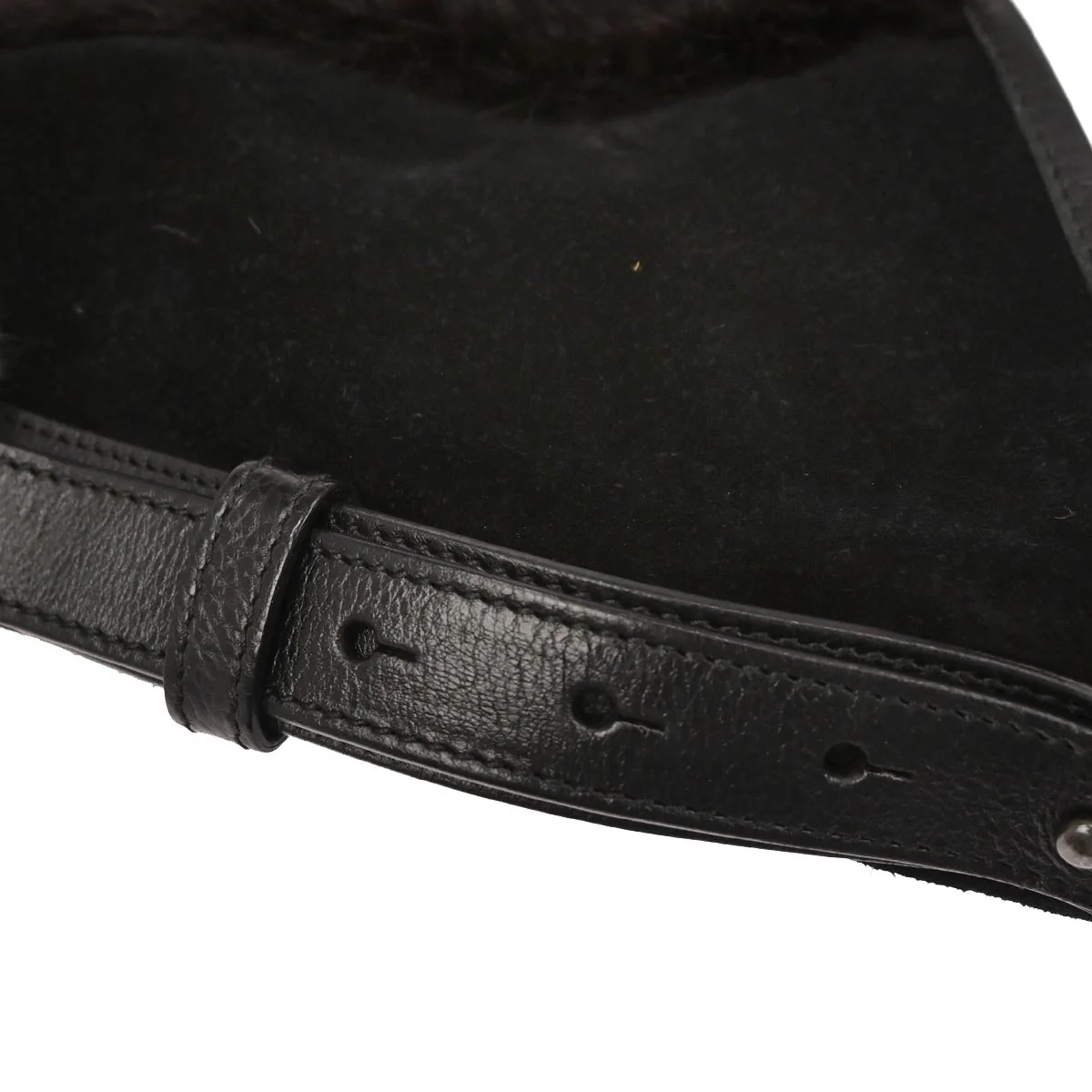 Yves Saint Laurent * Black Suede Medium Mombasa Hobo Handbag - Image 4