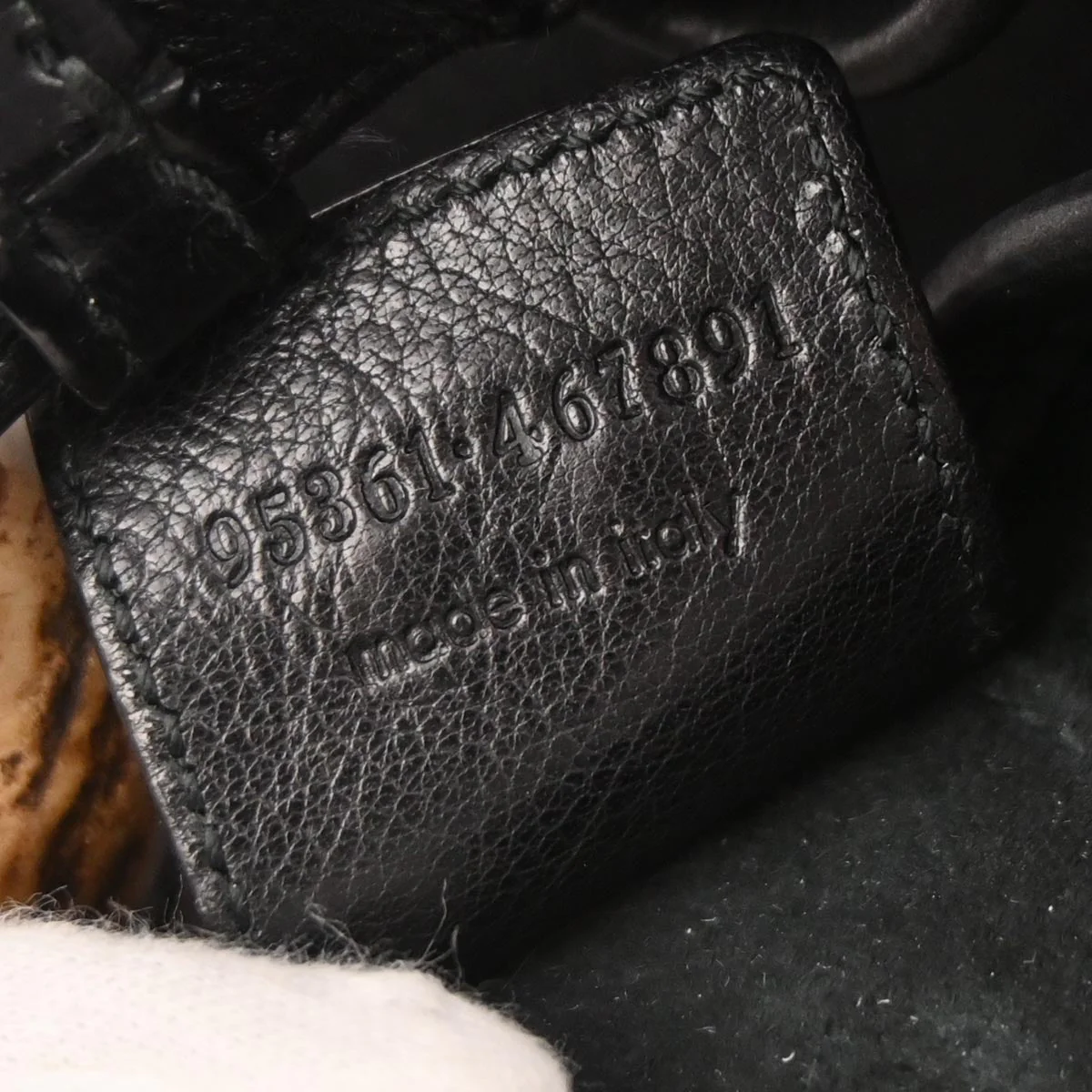 Yves Saint Laurent * Black Suede Medium Mombasa Hobo Handbag - Image 9