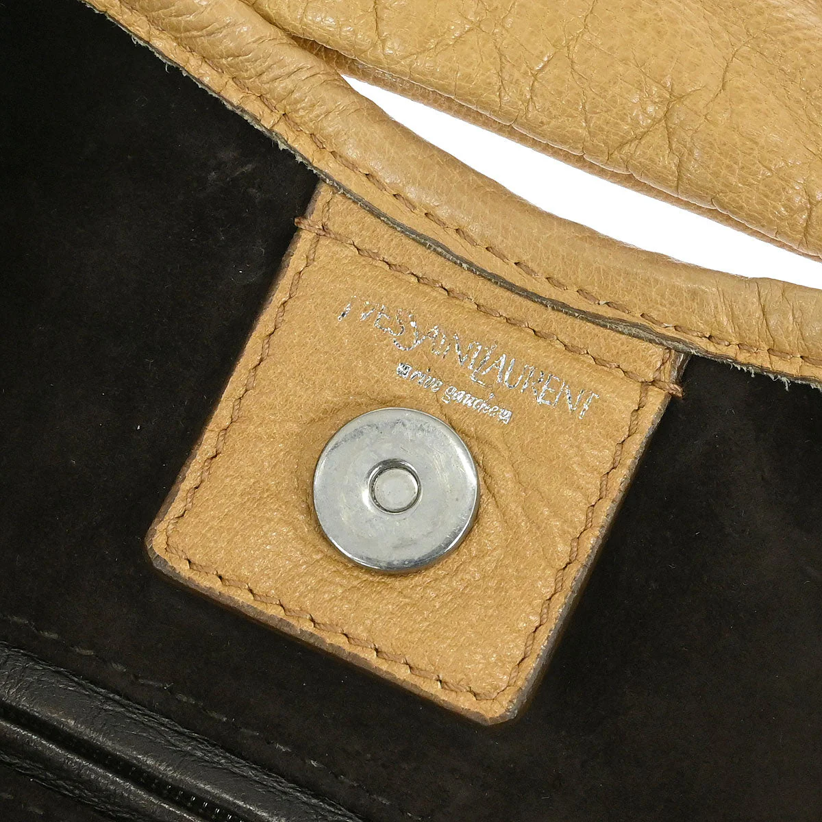 Yves Saint Laurent Brown Saint Tropez Handbag - Image 9