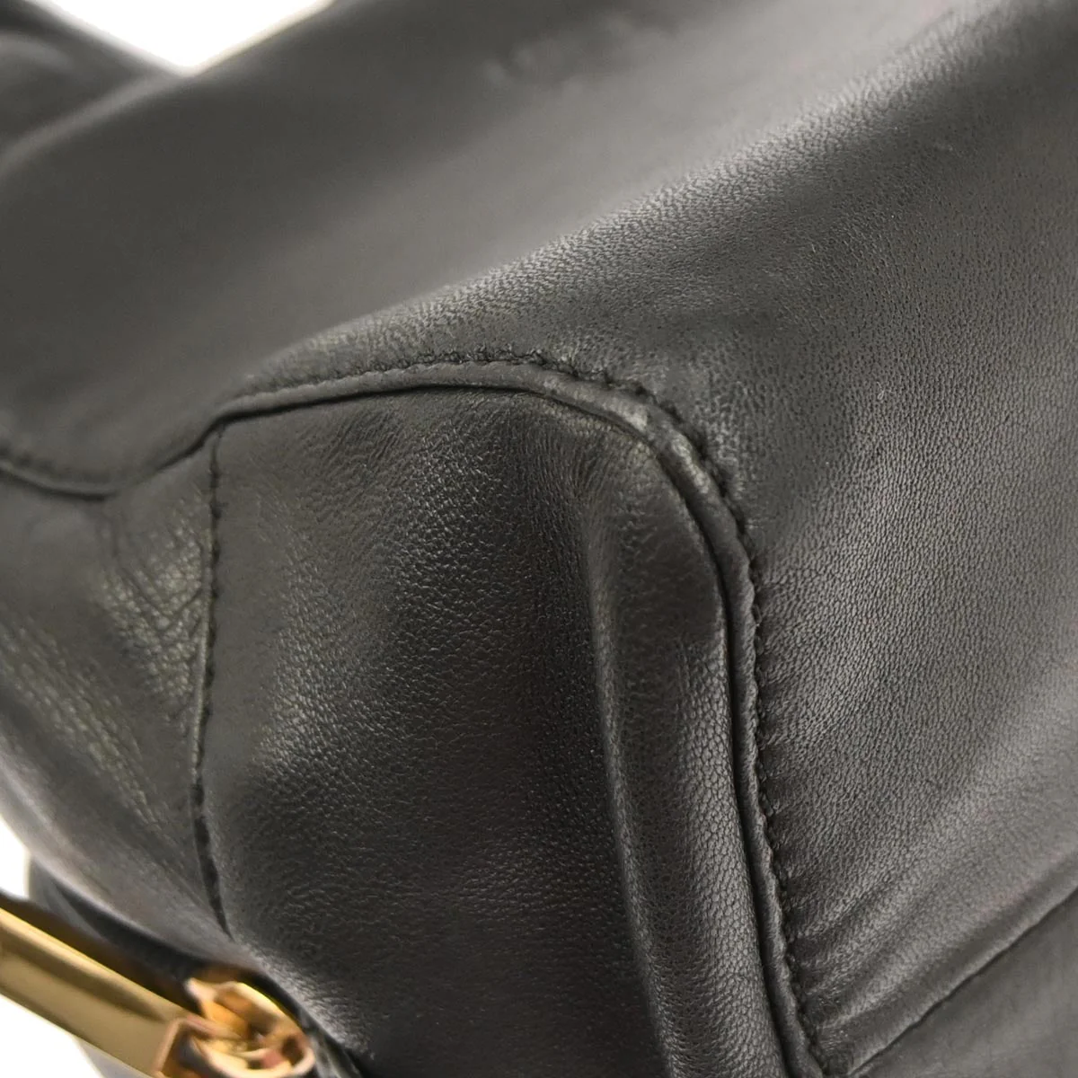Loewe Black Leather Handbag L18 - Image 5