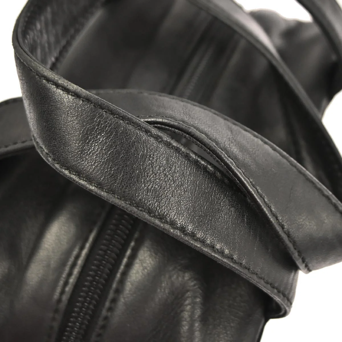 Loewe Black Leather Handbag L18 - Image 7