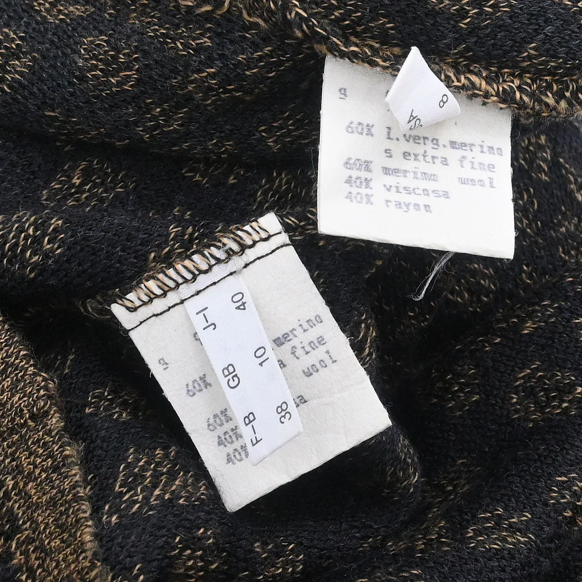 Fendi Setup Suit Cardigan Skirt Leopard Brown #42 #40 - Image 10