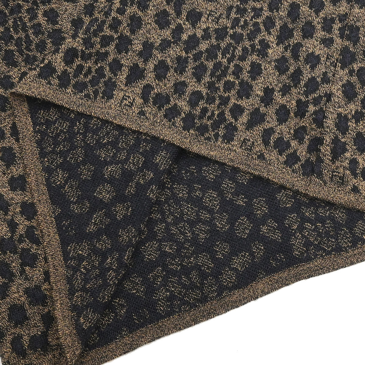 Fendi Setup Suit Cardigan Skirt Leopard Brown #42 #40 - Image 6