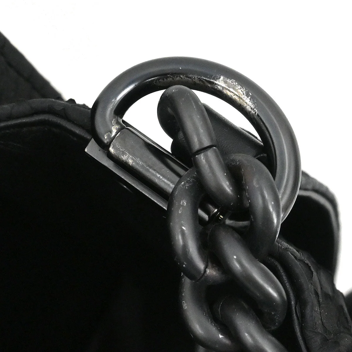 Boy Chanel * 2014 Black Python New Medium Shoulder Bag - Image 7