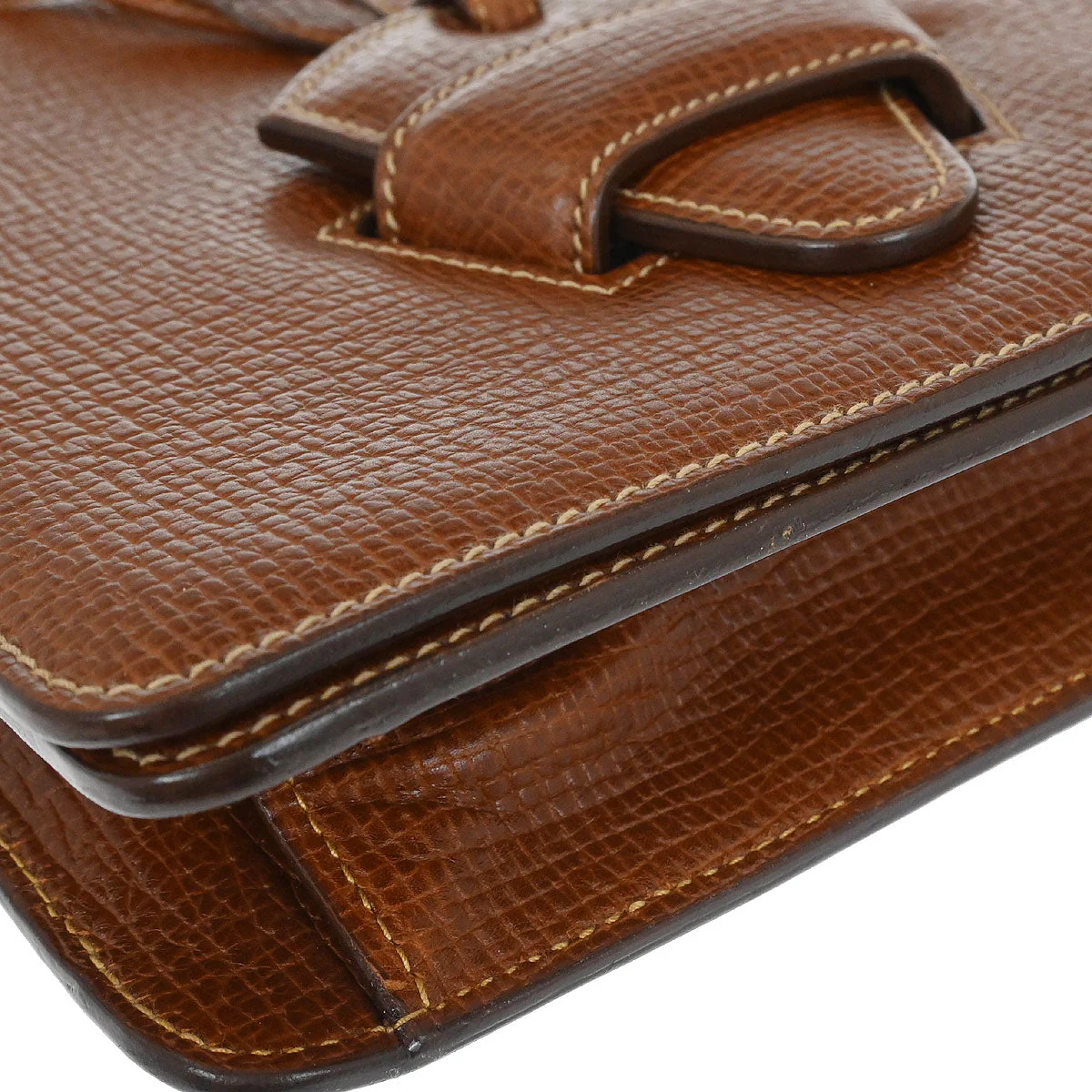 Loewe Brown Barcelona 2way Shoulder Handbag - Image 3