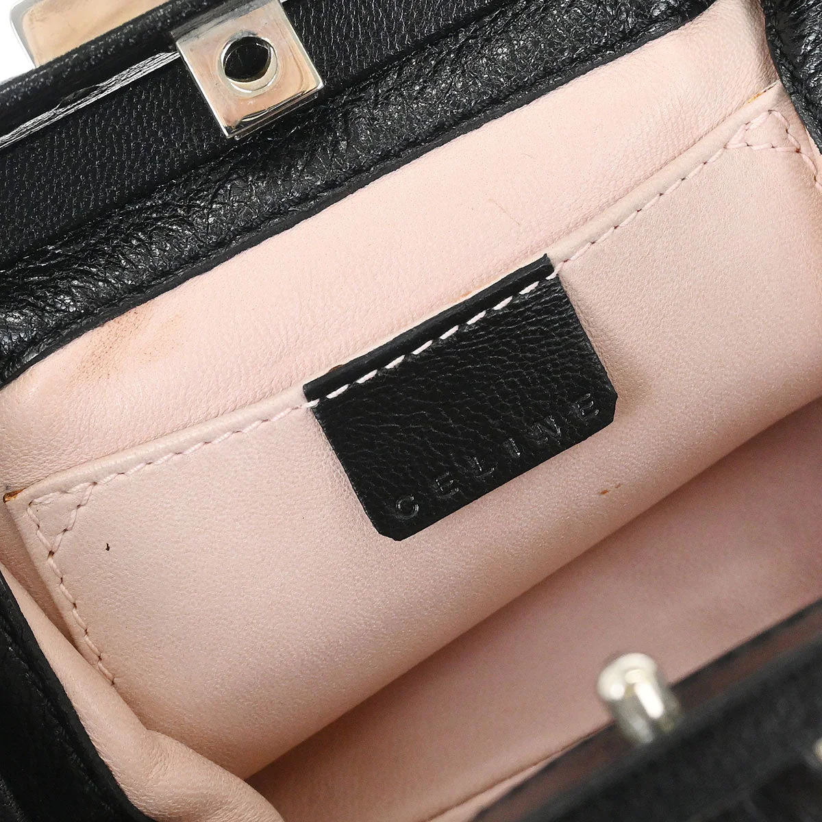 Celine * Black Mink Fur Handbag - Image 9