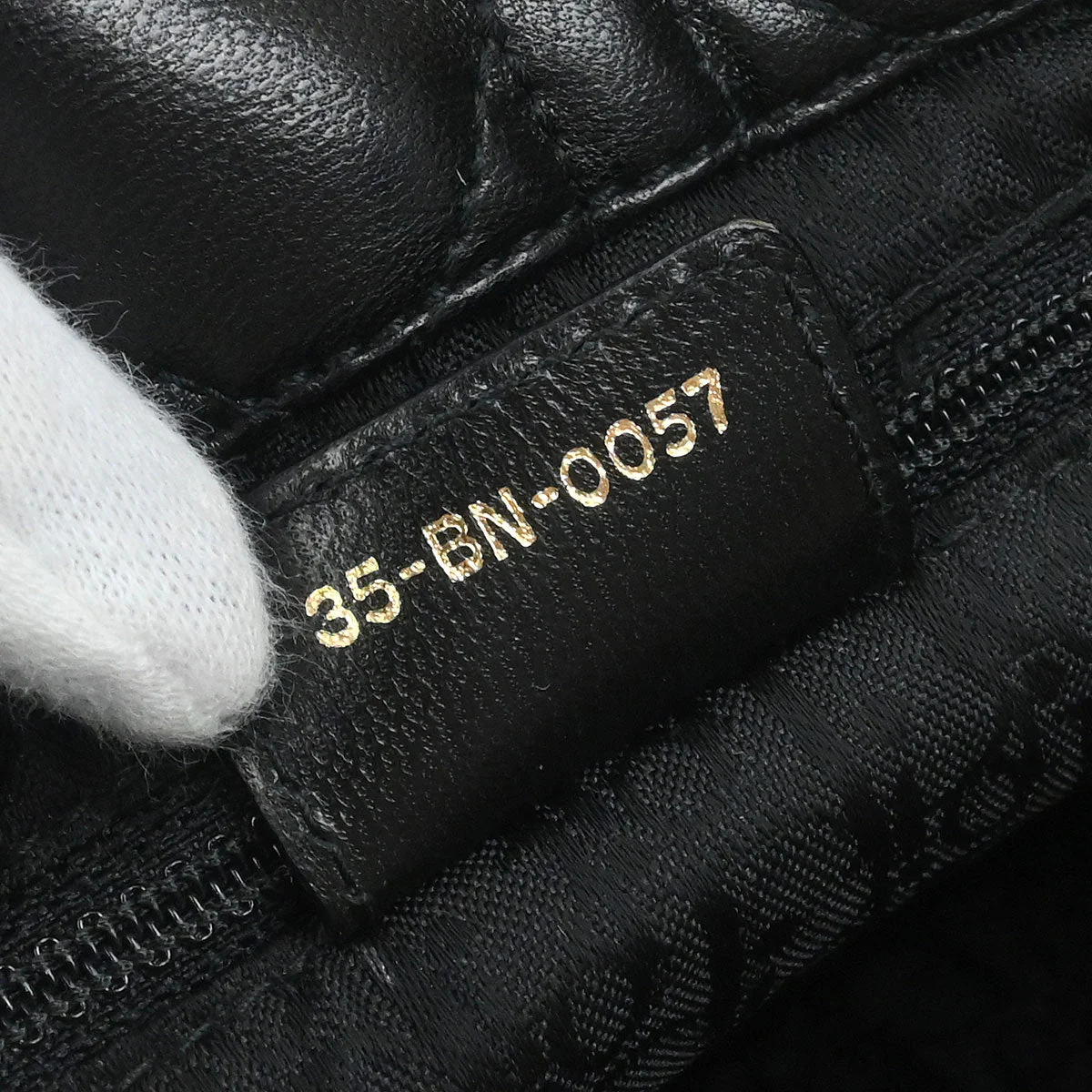 Christian Dior Black Lambskin Lady Dior Cannage Tote Handbag - Image 10