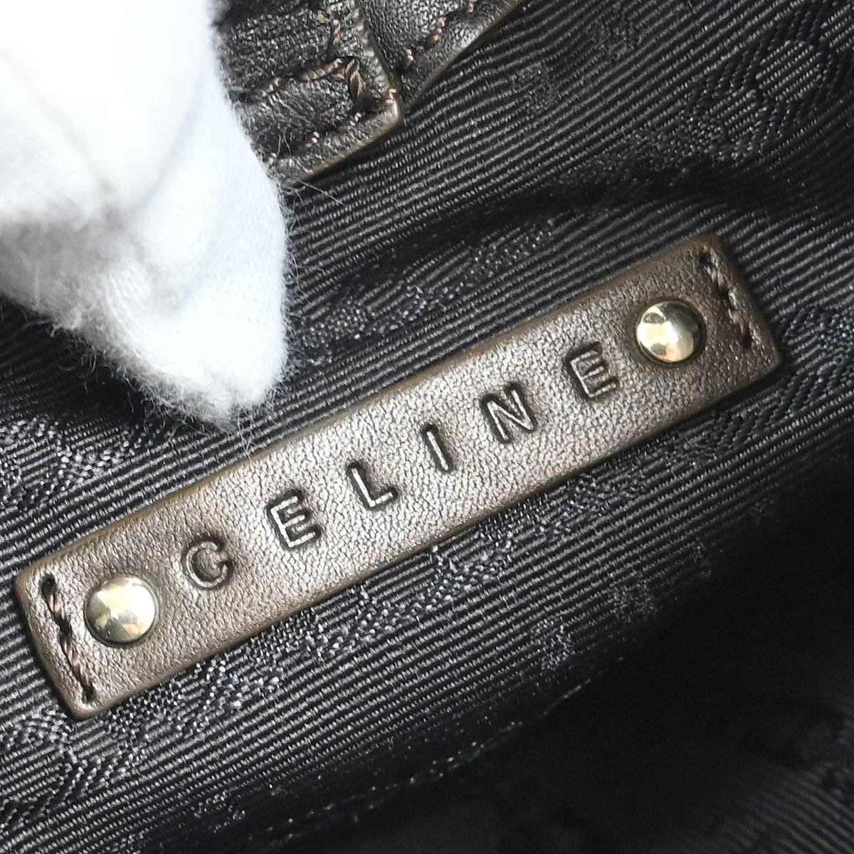 Celine * Pink Macadam Handbag - Image 9