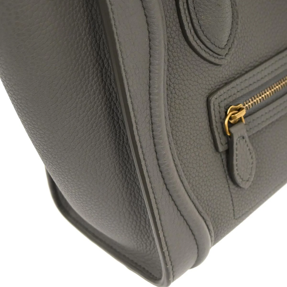 Celine Gray Nano Luggage 2way Shoulder Tote Bag - Image 3