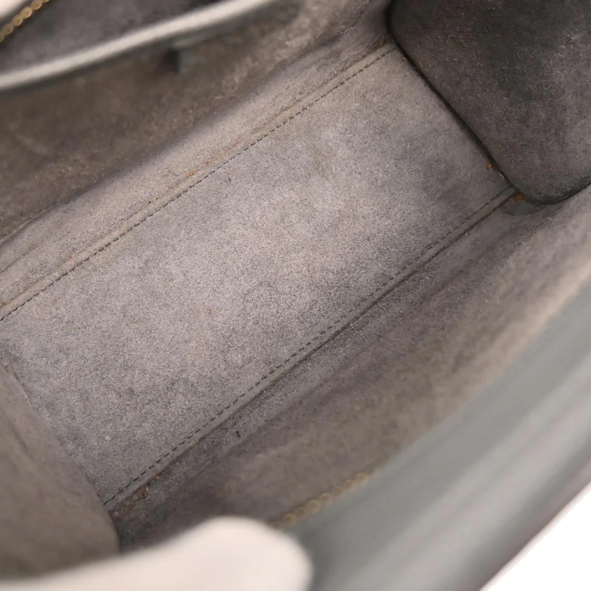 Celine Gray Nano Luggage 2way Shoulder Tote Bag - Image 7