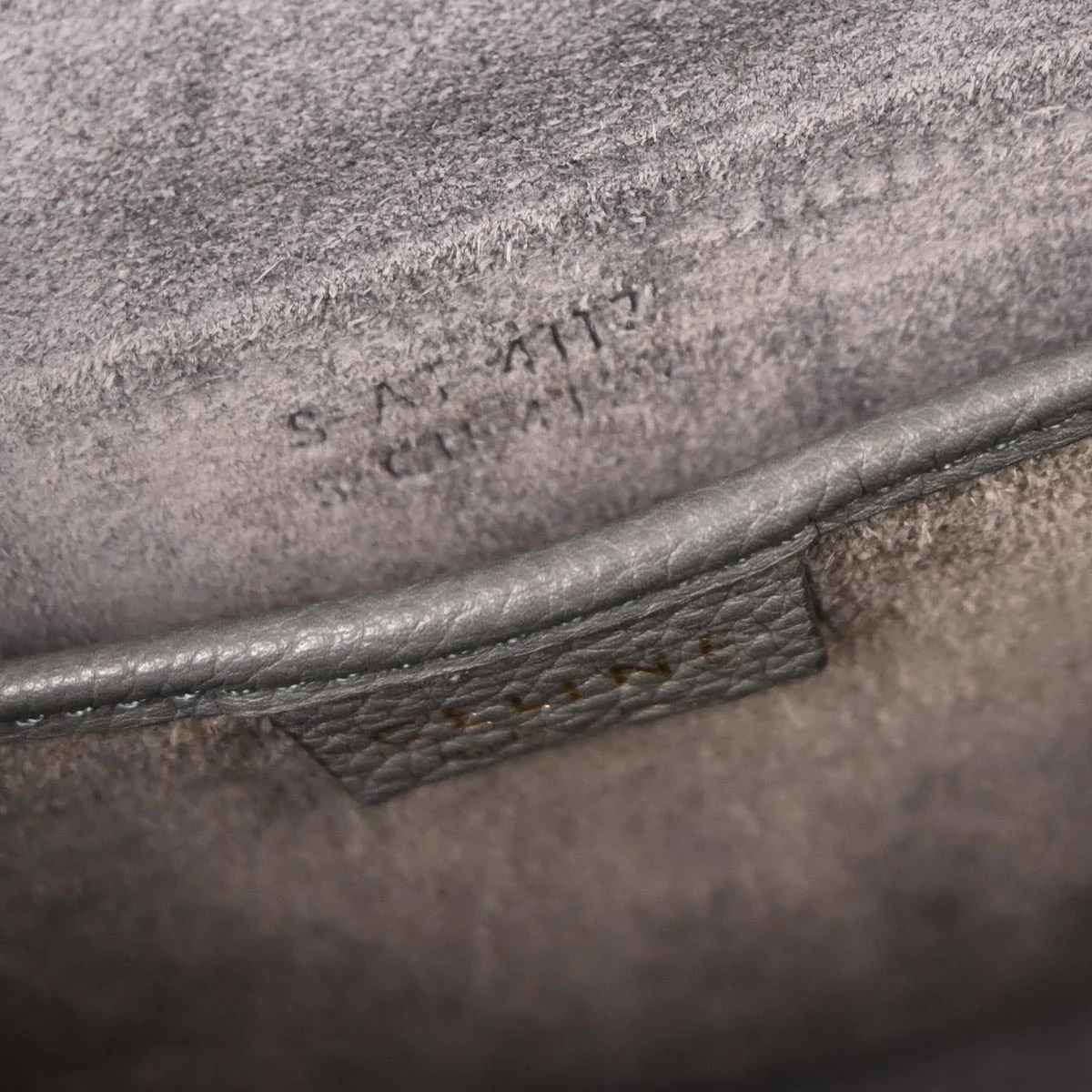 Celine Gray Nano Luggage 2way Shoulder Tote Bag - Image 9