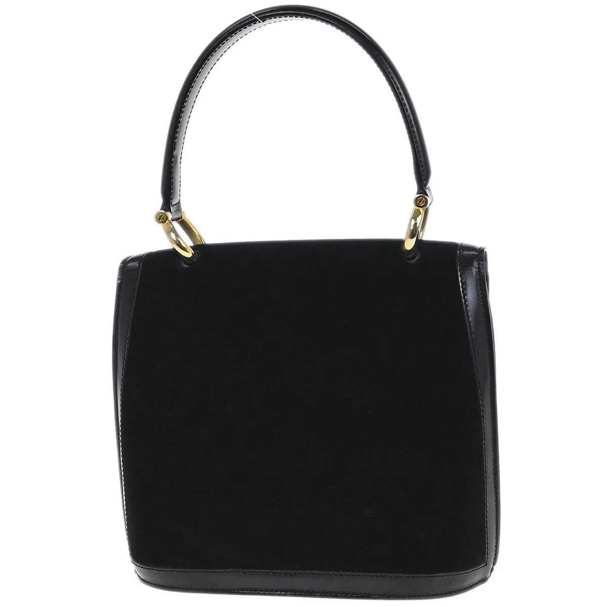 Celine Black Suede Handbag - Image 2