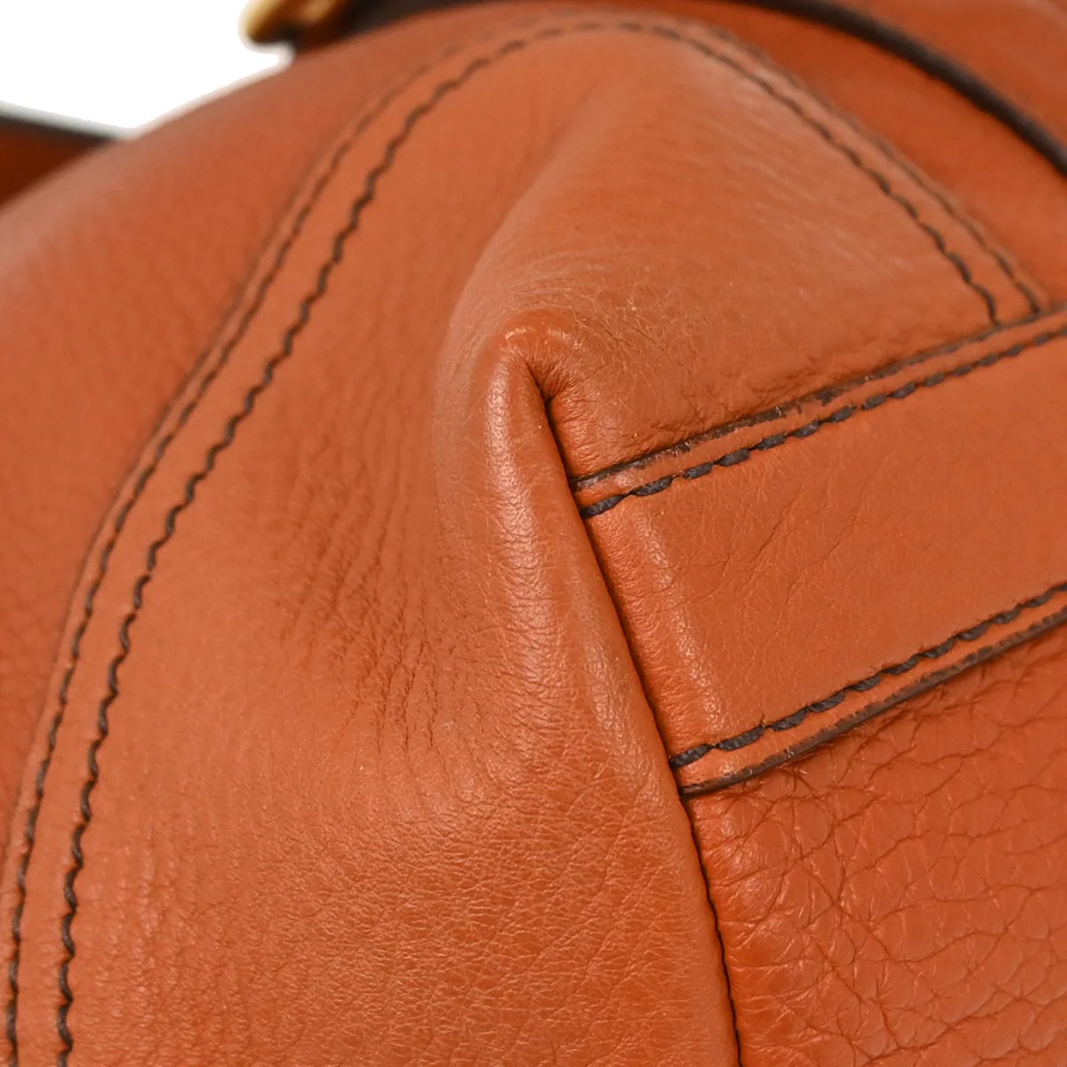 Prada Orange Tote Bag - Image 4