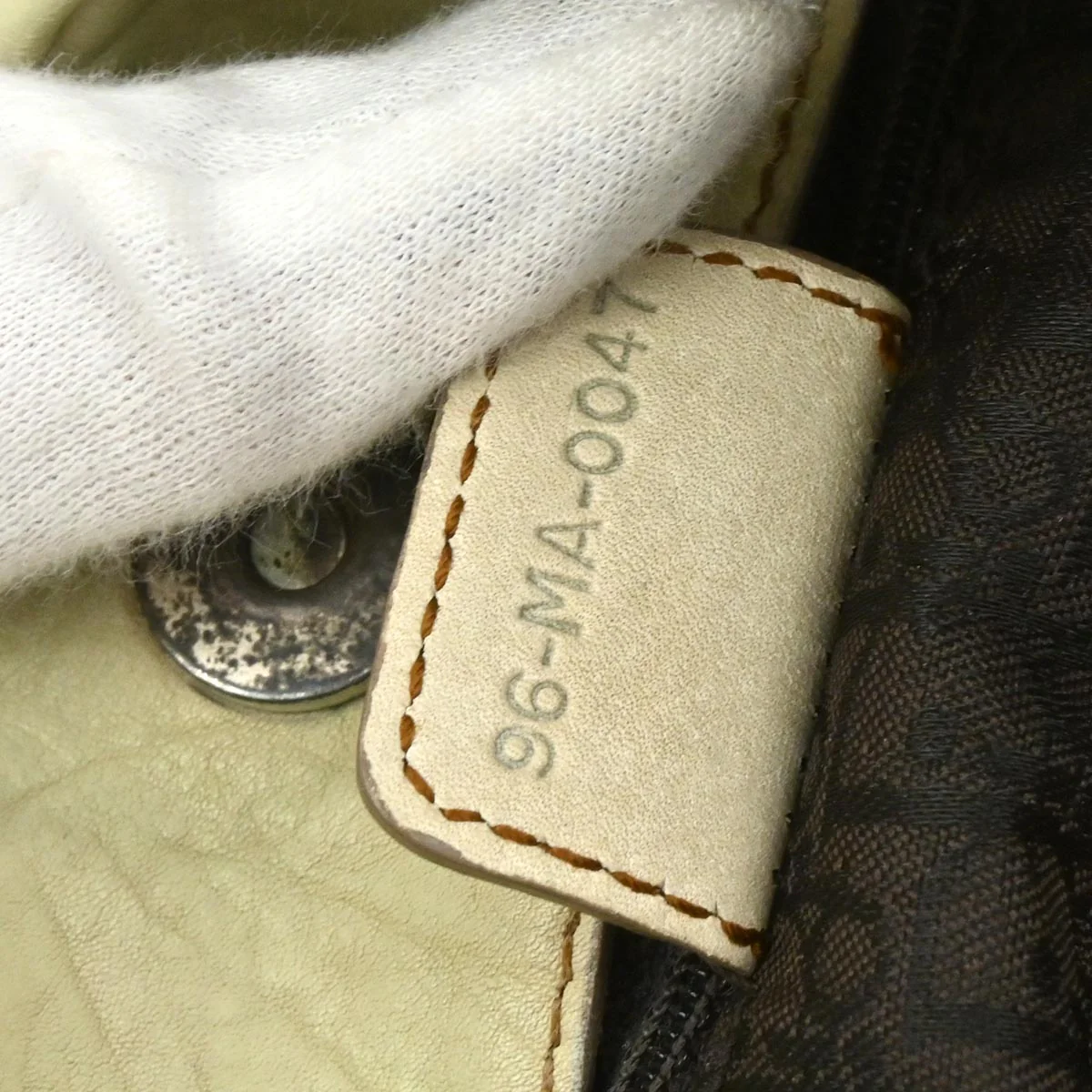 Christian Dior Beige Gaucho Shoulder Bag - Image 10