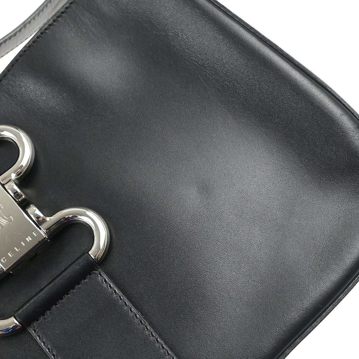 Celine Black Leather Handbag - Image 5
