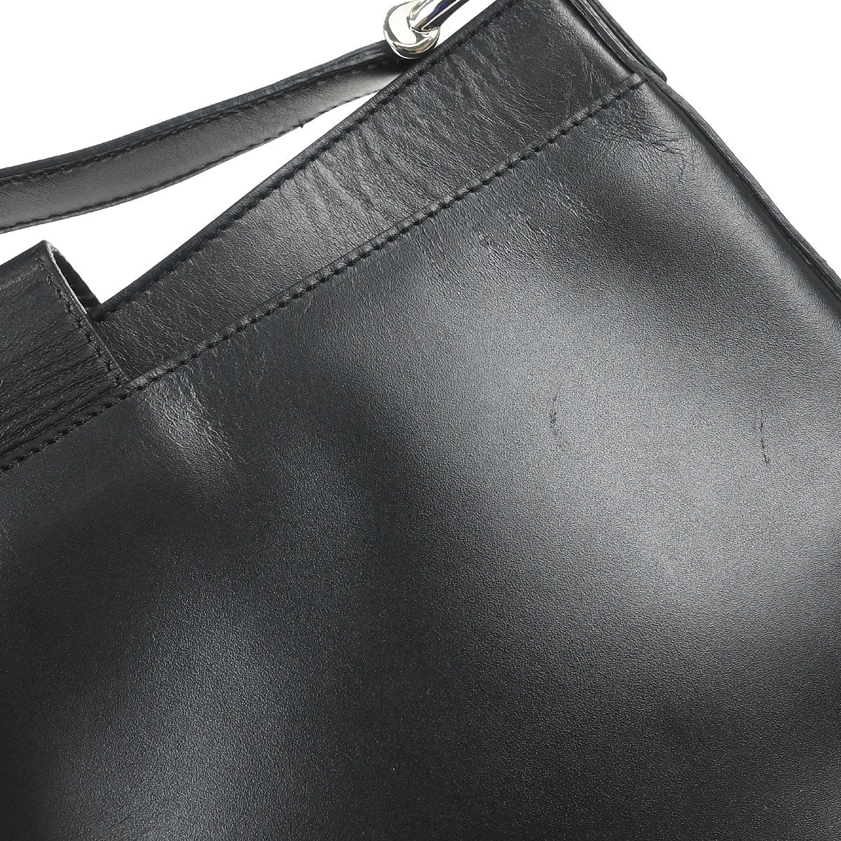 Celine Black Leather Handbag - Image 6