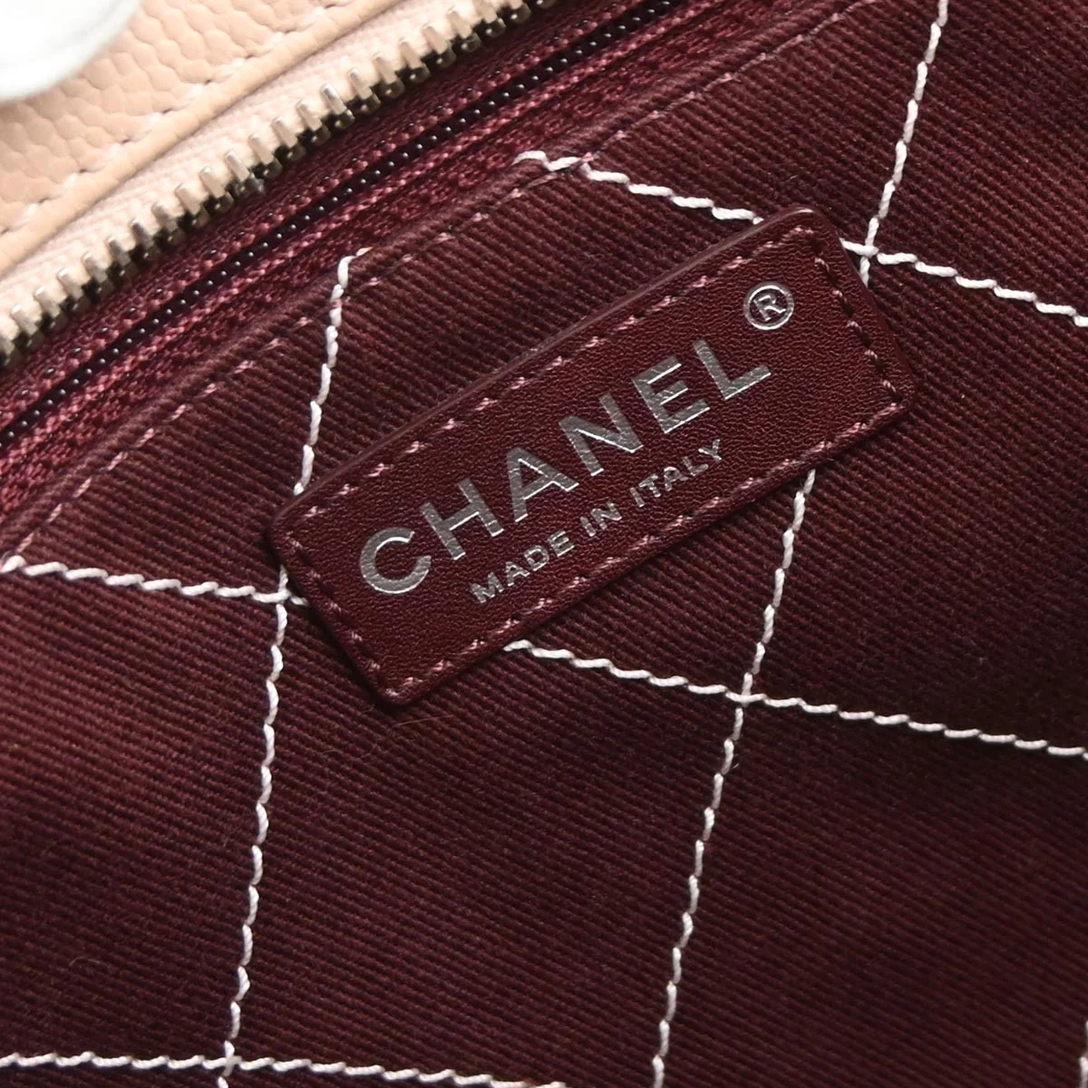 Chanel 2014-2015 Light Pink Caviar Skin Bowling Bag - Image 8