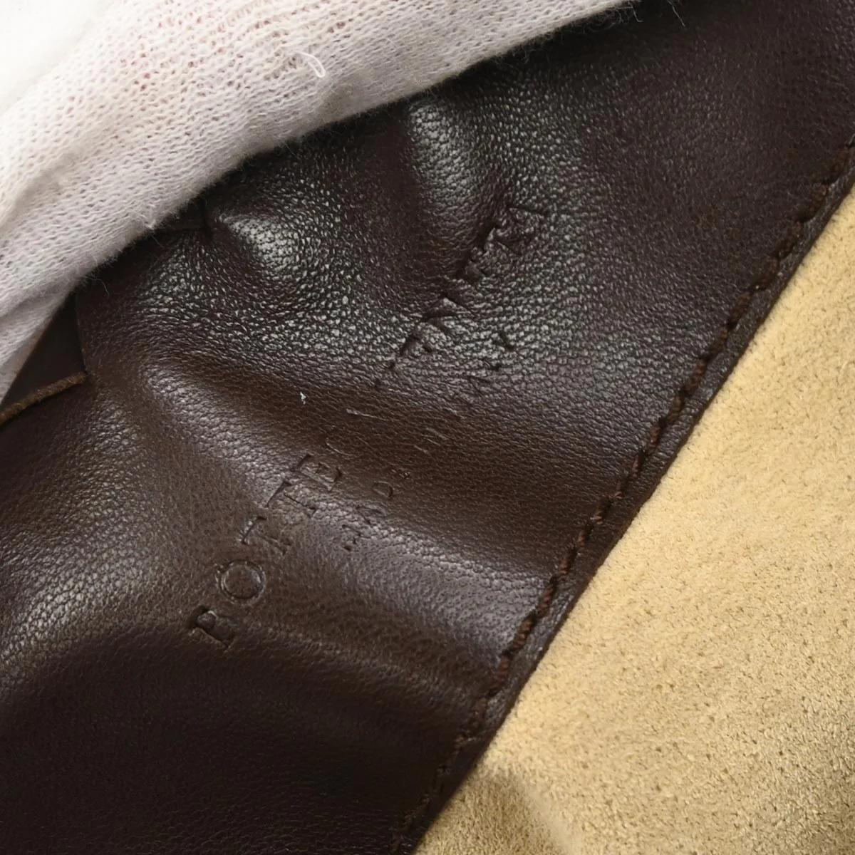 Bottega Veneta Brown Lambskin Intrecciato Handbag - Image 8
