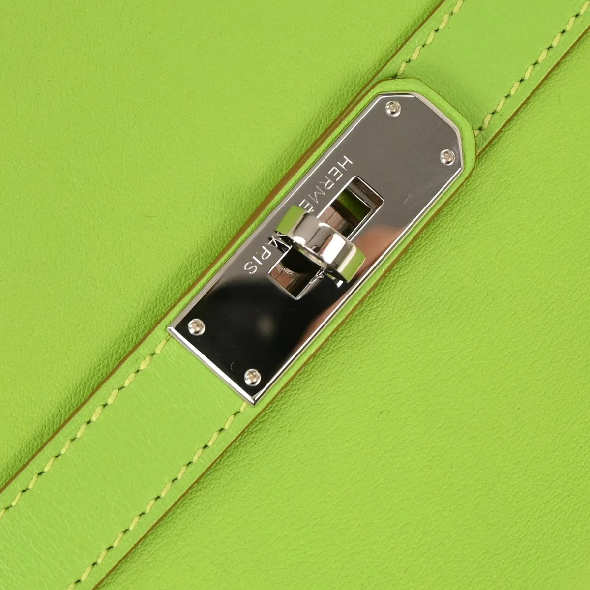Hermes Apple Green Swift Jypsiere 28 Shoulder Bag - Image 3
