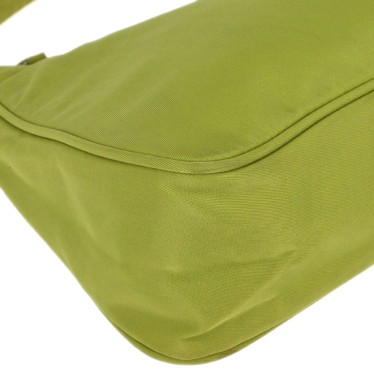 Prada Light Green Nylon Handbag - Image 4