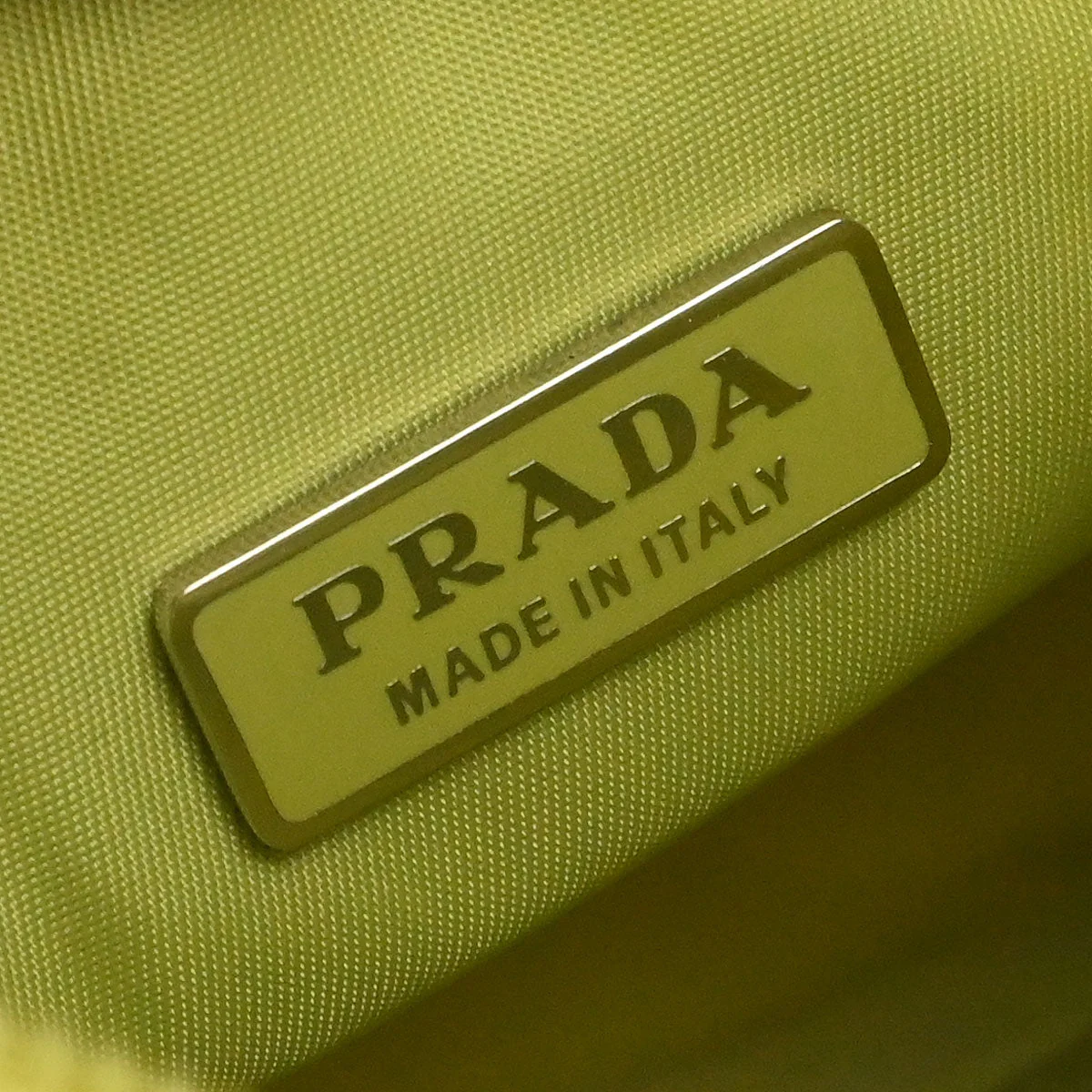 Prada Light Green Nylon Handbag - Image 9