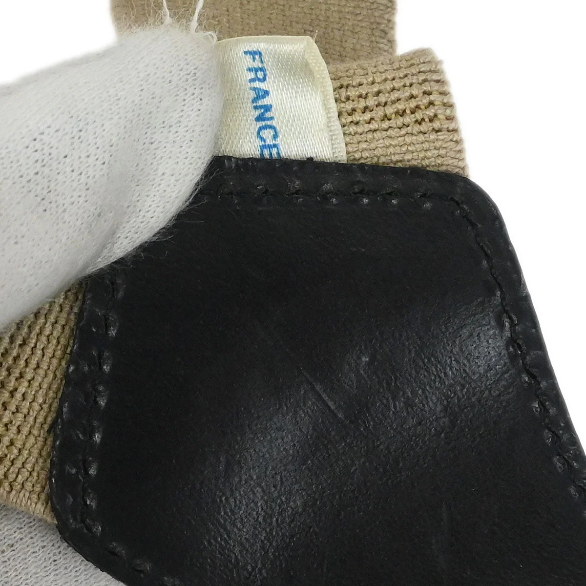Chanel Suspenders Beige Small Good - Image 7