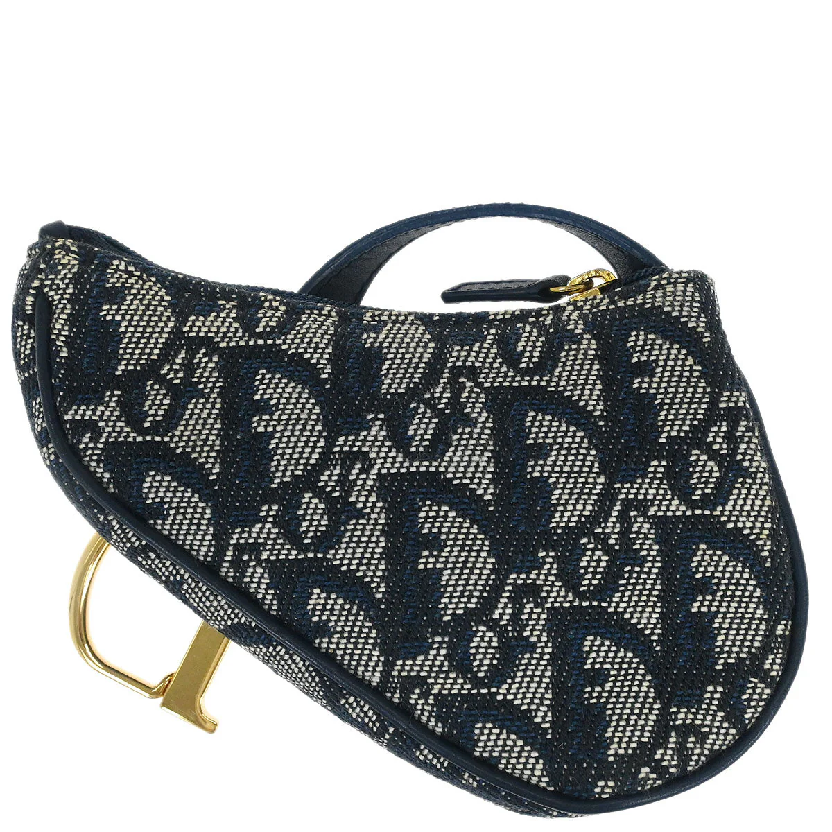 Christian Dior Trotter Saddle Coin Purse Wallet Mini Pouch Bag - Image 2