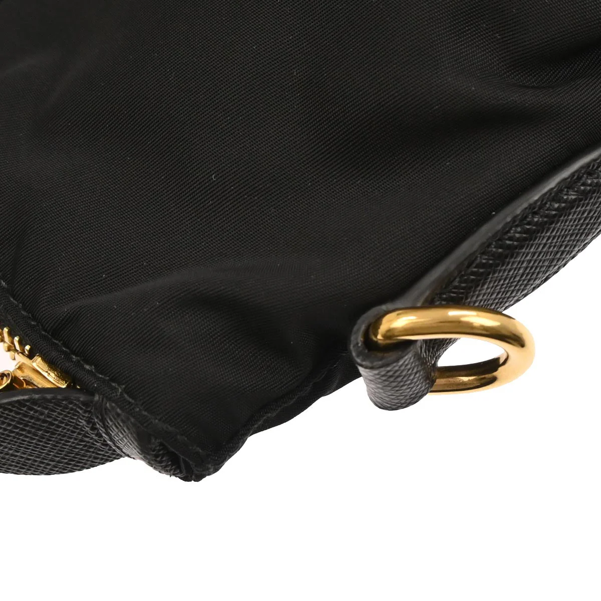 Prada Black Nylon 2way Shoulder Handbag - Image 5