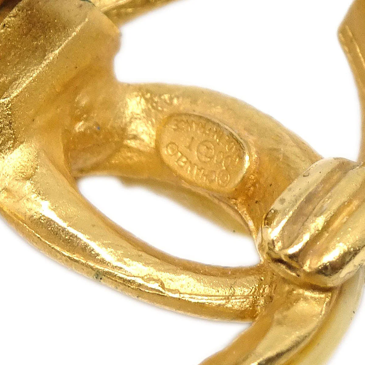 Chanel CC Clip-On Earrings Gold 00T - Image 4