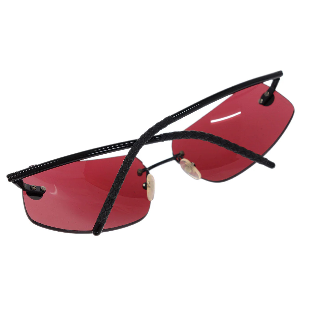 Chanel Sunglasses Eyewear Red Small Good - Image 7