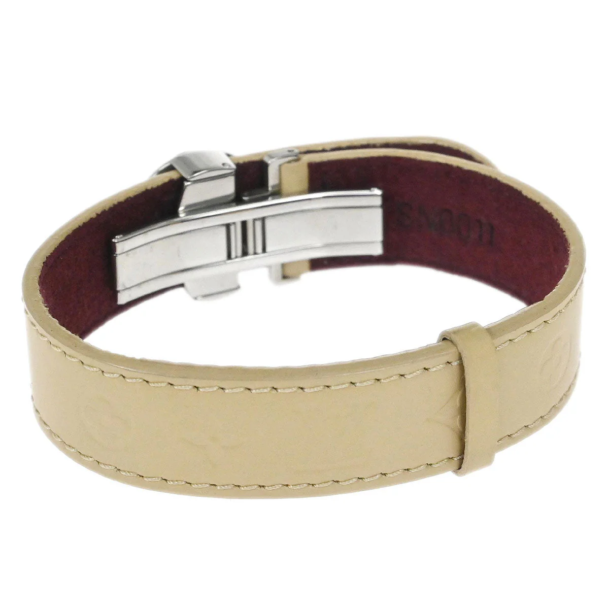 Louis Vuitton 2001 Beige Monogram Good Luck Bracelet Bangle M64445 - Image 2