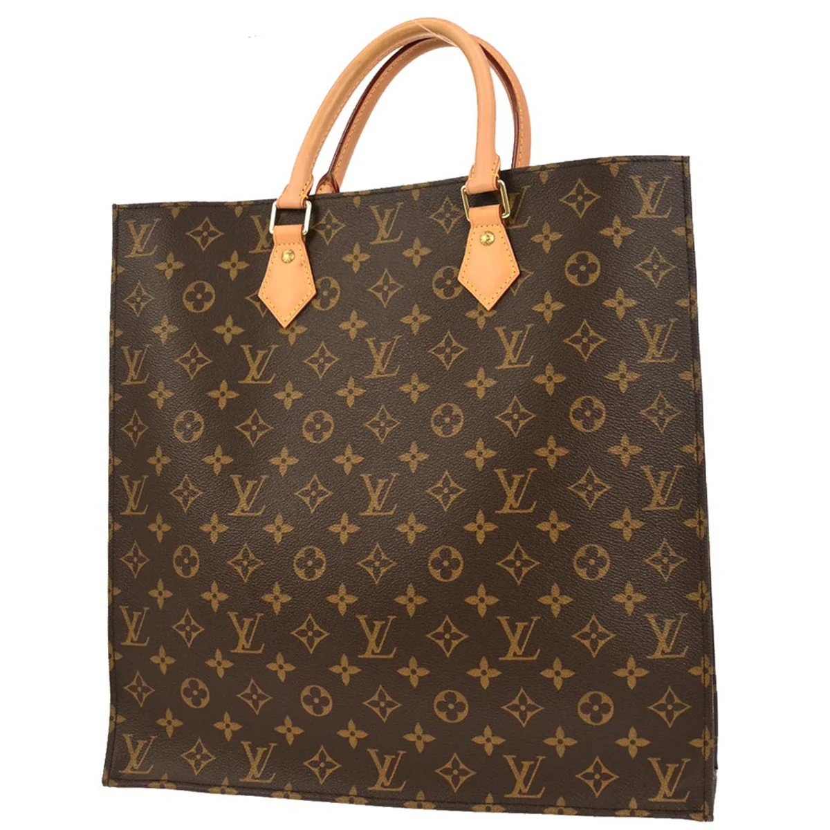 Louis Vuitton 2015 Monogram Sac Plat NM Tote Handbag M40805 - Image 2