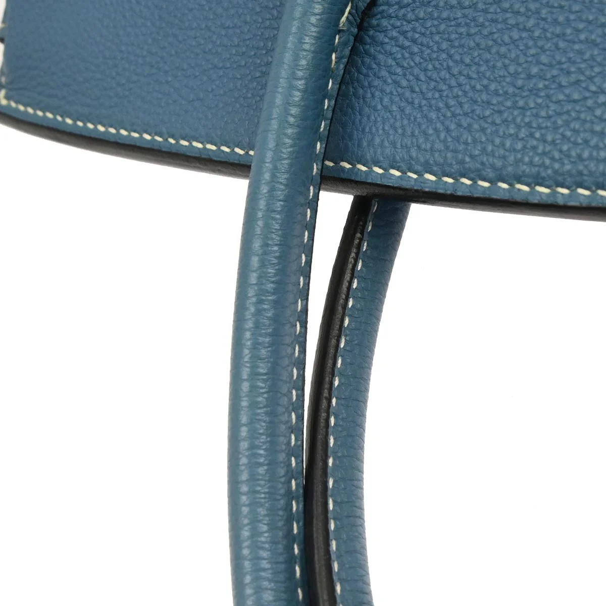 Hermes Blue Jean Togo Birkin 30 Handbag - Image 5