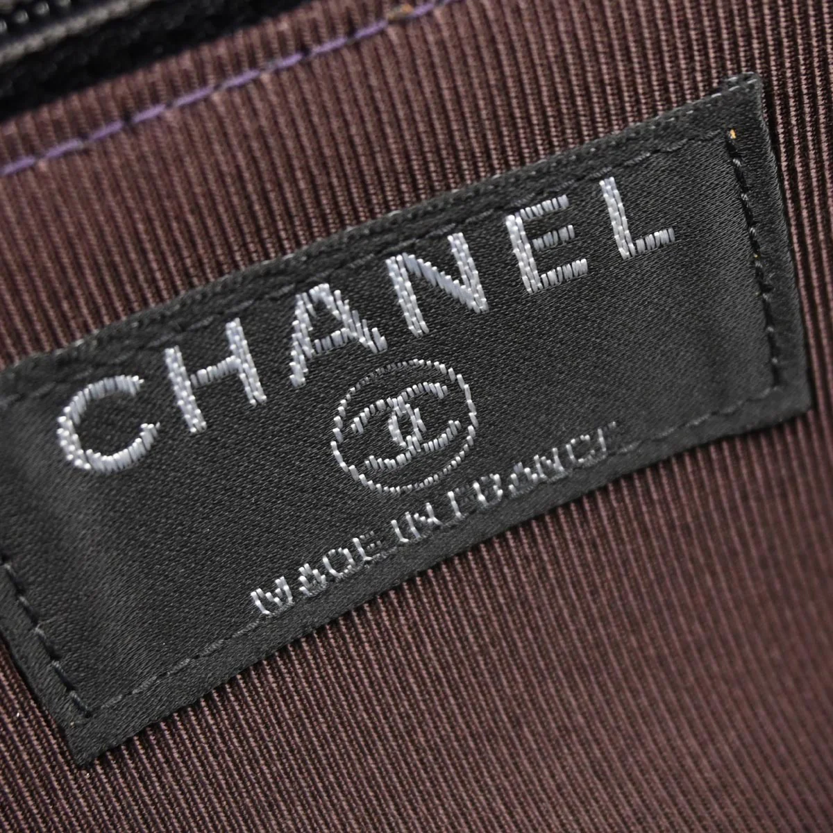 Chanel 2000-2002 Brown Suede Jumbo Mademoiselle Lock Choco Bar Shoulder Bag - Image 9