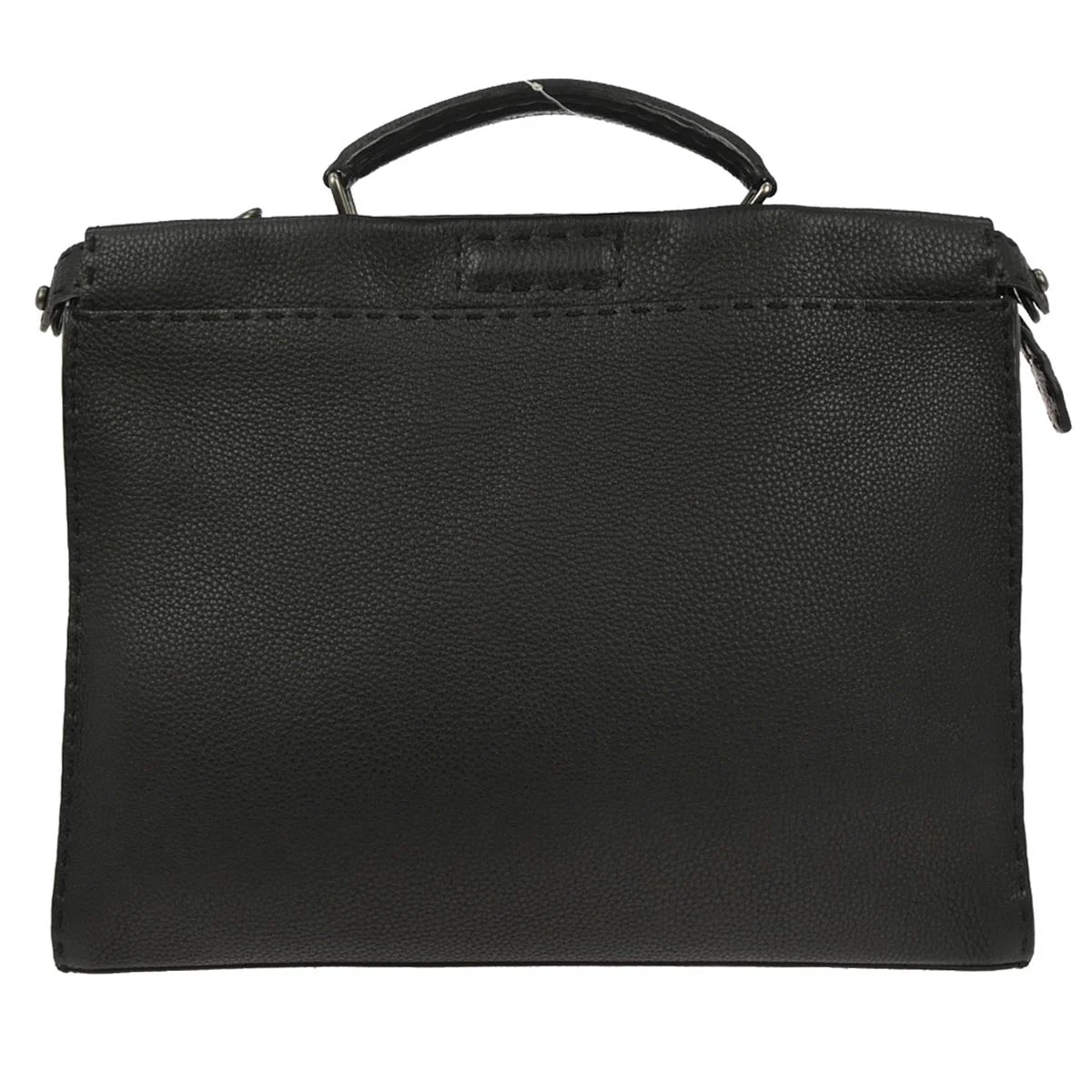 Fendi Black Peekaboo Fit ster 2way Selleria Shoulder Handbag