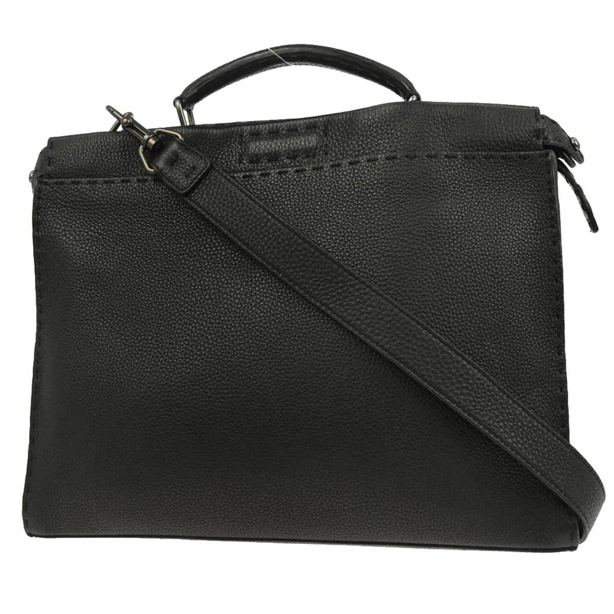 Fendi Black Peekaboo Fit ster 2way Selleria Shoulder Handbag - Image 2