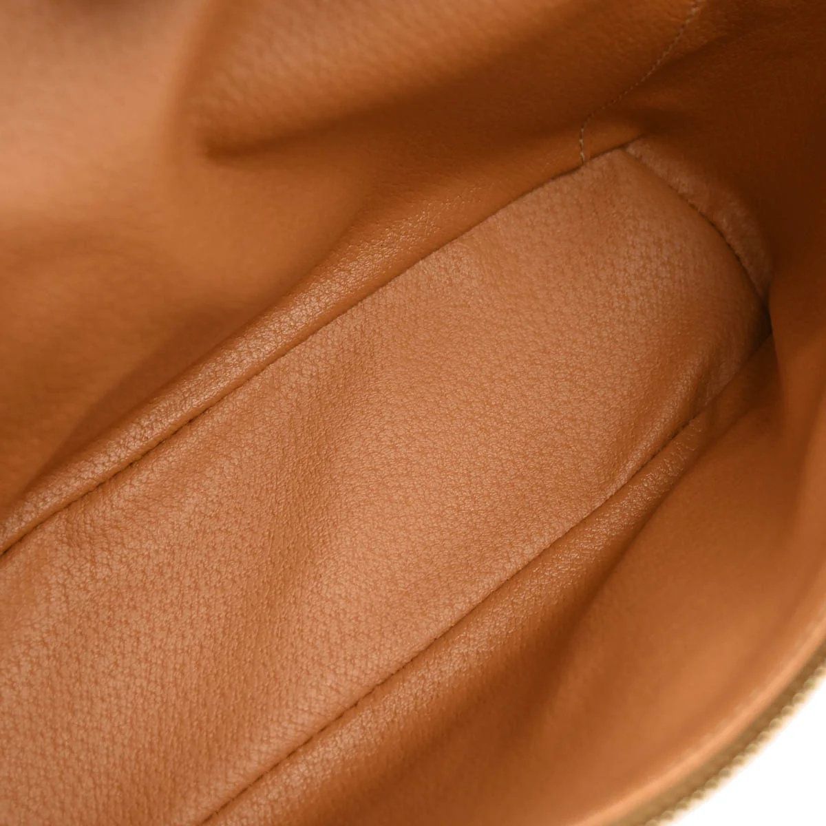 Celine Brown Macadam Vanity Handbag - Image 8