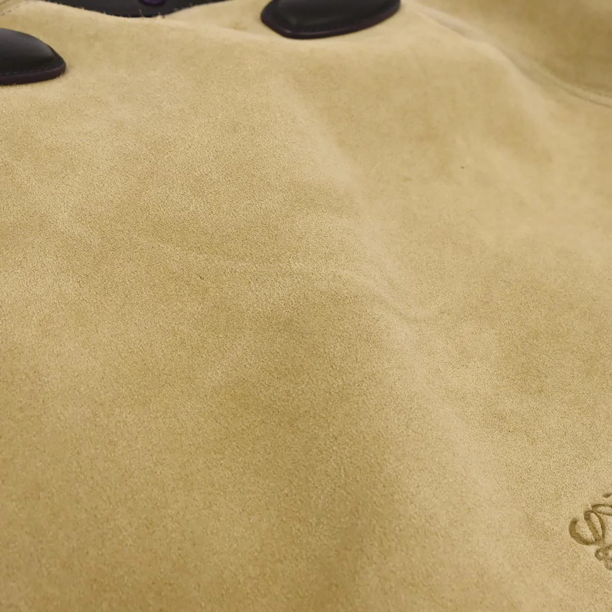 Loewe Beige Suede Leo Tote Bag - Image 5